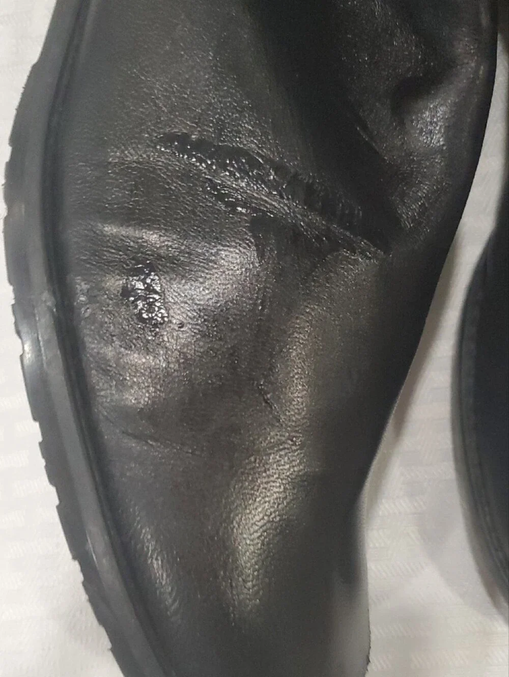 Stuart Weitzman Black Over-the-Knee Leather  Stretch Riding Boots Size 10